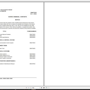 Doosan B20X B22X B30X Electric Schematic Service Operation & Maintenance Manual SB4072E00