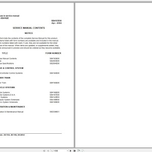 Doosan BC15S BC18S BC20SC Electric Schematic Service Operation & Maintenance Manual SB4162E00