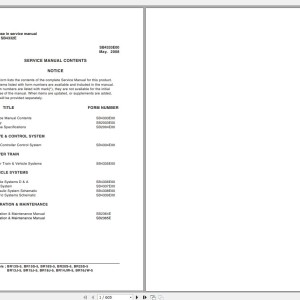 Doosan BR13S-5 BR16JW-5 Electric Schematic Service Operation & Maintenance Manual SB4332E