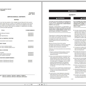 Doosan BR13S-7 BR16JW-5 Electric Schematic Service Operation & Maintenance Manual SB4357E