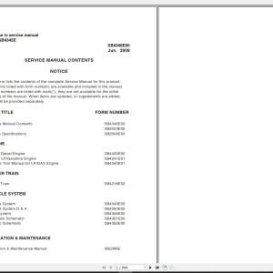 Doosan D15G D18G G15G G18G Electric Schematic Service Operation & Maintenance Manual SB4345E