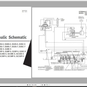 Doosan D20-7 D25-7 D30-7 D33S-7 D35c-7 Electric Schematic Service Operation & Maintenance Manual SB4414E 