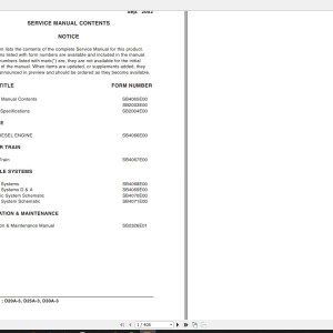 Doosan D20A-3 D25A-3 D30A-3 Electric Schematic Service Operation & Maintenance Manual SB4064E00