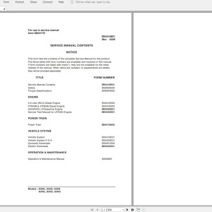 Doosan D20G D25G D30G G20G G25G G30G Electric Schematic Service Operation & Maintenance Manual SB4317E