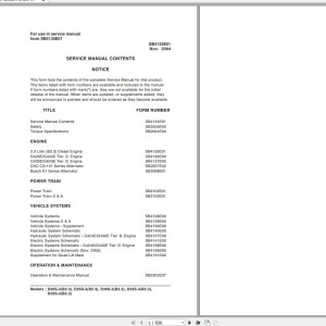 Doosan D20S-3(B3.3) D32S-3(B3.3) D33S-3(B3.3) Electric Schematic Service Operation & Maintenance Manual SB4133E01 