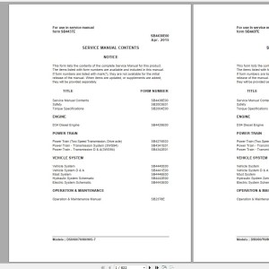 Doosan D50S-7 D60S-7 D70S-7 D80S-7 D90S-7 Electric Schematic Service Operation & Maintenance Manual SB4437E