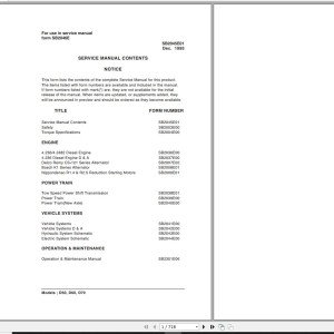 Doosan DD50 D60 D70 Electric Schematic Service Operation & Maintenance Manual SB2046E00