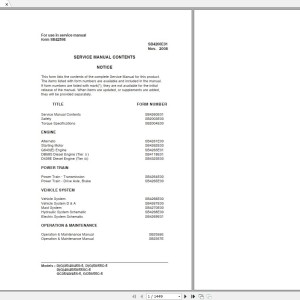 Doosan D(G)35 40 45S-5 D(G)50 55C-5 D(G)40 50 55SC-5 Electric Schematic Service Operation & Maintenance Manual SB4259E