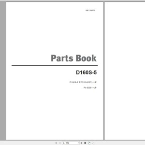 Doosan D160S-5 Part Book SB1106E15