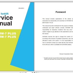 Doosan BR14JW-7 PLUS BR16JW-7 PLUS Service Manual SB4456E01