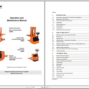 Doosan LEDD LEDS LEDH LEDH MP Operation and Maintenance Manual