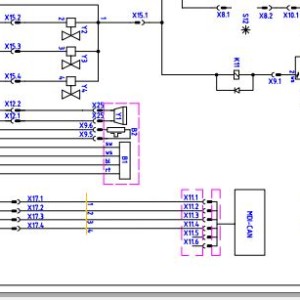 Doosan LEDH 20 MPS ACX Mechan Schematic Diagram