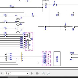 Doosan LEDH20 MP ACX Twin Poti 10024 Schematic Diagram