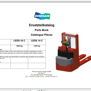 Doosan LEDS 16-14 C Part Book