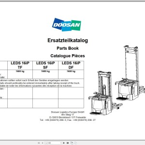 Doosan LEDS 16 iP Part Book