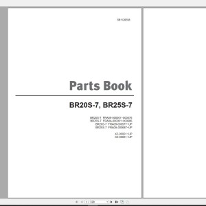 Doosan BR20S-7 BR25S-7 Part Book SB1126E08