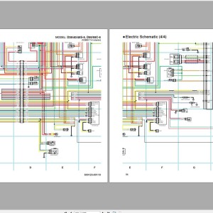 Doosan B Series D Series G Series Electric Schematic SB4450E