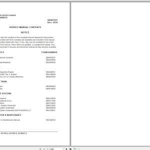 Doosan GC15S-2 GC18S-2 GC20S-2 Electric Schematic Service Operation & Maintenance Manual SB4006E01