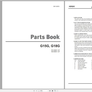 Doosan G15G G18G Part Book SB1124E01