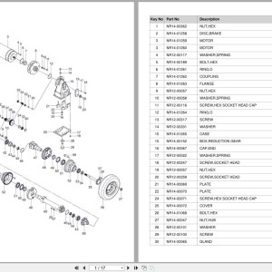 Doosan BTT20 BTT30 BTT50 BTT60S-7 Equipment Parts Catalog SB1175