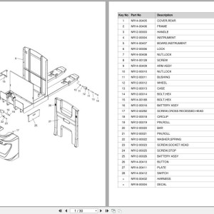 Doosan BWC33S-7 Equipment Parts Catalog SB1160