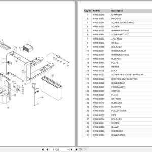 Doosan BWE20S-7 Equipment Parts Catalog SB1171