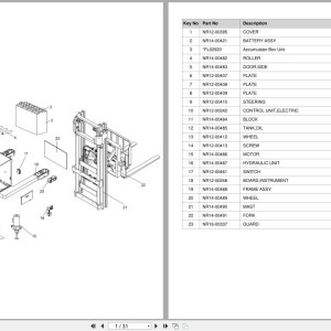 Doosan BWP17S-7 Equipment Parts Catalog SB1164