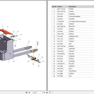 Doosan LEDS10C LEDS12,5C Equipment Parts Catalog SB1151