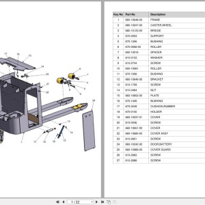 Doosan LEDS14C LEDS16C Equipment Parts Catalog SB1152