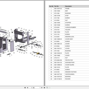 Doosan LEDS14I LEDS16I TF SF DF Equipment Parts Catalog SB1154