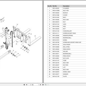 Doosan STK200F Equipment Parts Catalog SB1229