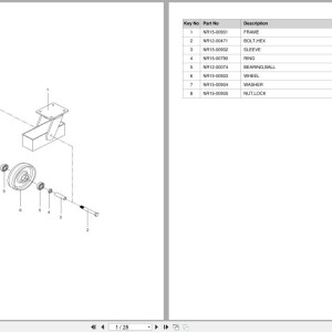 Doosan STK50 STK100 STK150 Equipment Parts Catalog SB1225