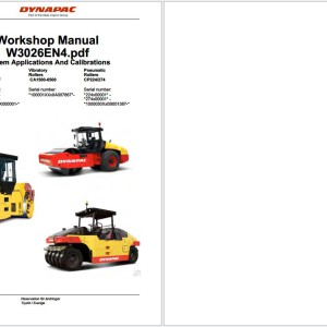 Dynapac CC224-624HF CA1500-6500 CP224_274 Workshop Manual W3026EN4