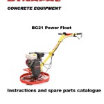 Dynapac BG21 to BG76HTH Instruction Spare Parts Catalog