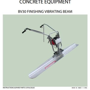 Dynapac BV BV20 BV21 BV30 Instruction Spare Parts Catalog