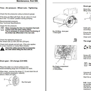 Dynapac CA1300D CA1400D CA1400PD Operation and Maintenance Manual 4812164801_B