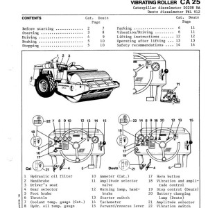 Dynapac CA25 Operation Manual