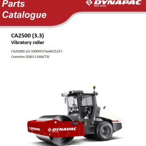 Dynapac CA2500 IIIAT3 Parts Catalog 4812162686
