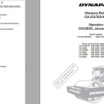 Dynapac CA252 CA302 CA402 Operation Manual O252EN5