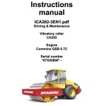 Dynapac CA262 Operation and Maintenance Manual