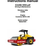 Dynapac CA280 Operation and Maintenance Manual