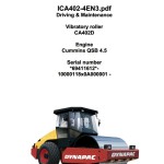 Dynapac CA402D Operation and Maintenance Manual