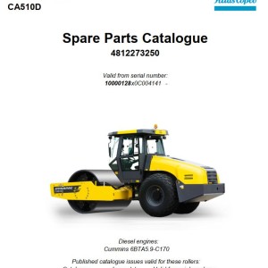 Dynapac CA510D Parts Catalog