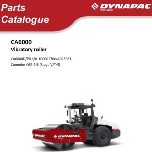 Dynapac CA6000 Parts Catalog