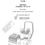 Dynapac CC100 Operation Manual O100EN1