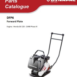 Dynapac DFP6 Operating Manual Parts Catalog