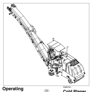 Dynapac PL1000RS Operation and Maintenance Manual