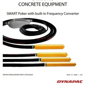 Dynapac Poker With Built-in Frequency Converter SMART Instruction Spare Parts Catalog