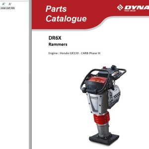 Dynapac R6X Parts Catalog DL00825589