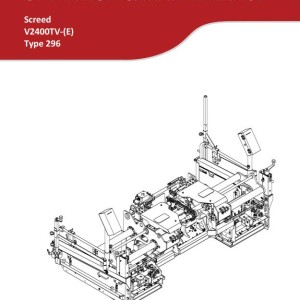 Dynapac V2400TV-E Operation and Maintenance Manual 4812076241